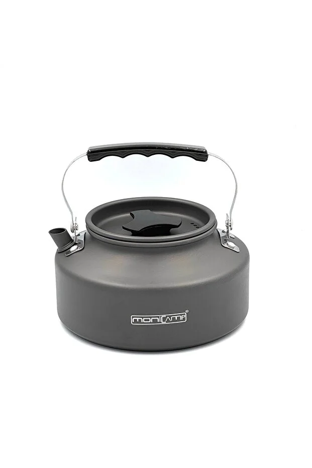 Monicamp Kamp Tencere Tava ve Çaydaklık Seti Kamp Mutfağı 3'lü Set